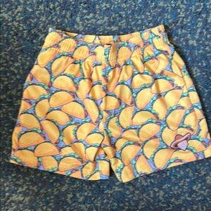 Baseball 101 Taco Print Shorts, size L